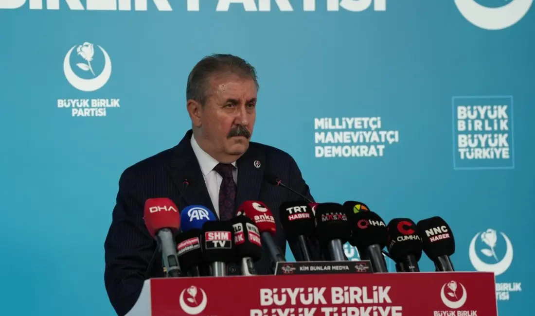 Büyük Birlik Partisi (BBP) Genel Başkanı Mustafa Destici, fon soruşturması