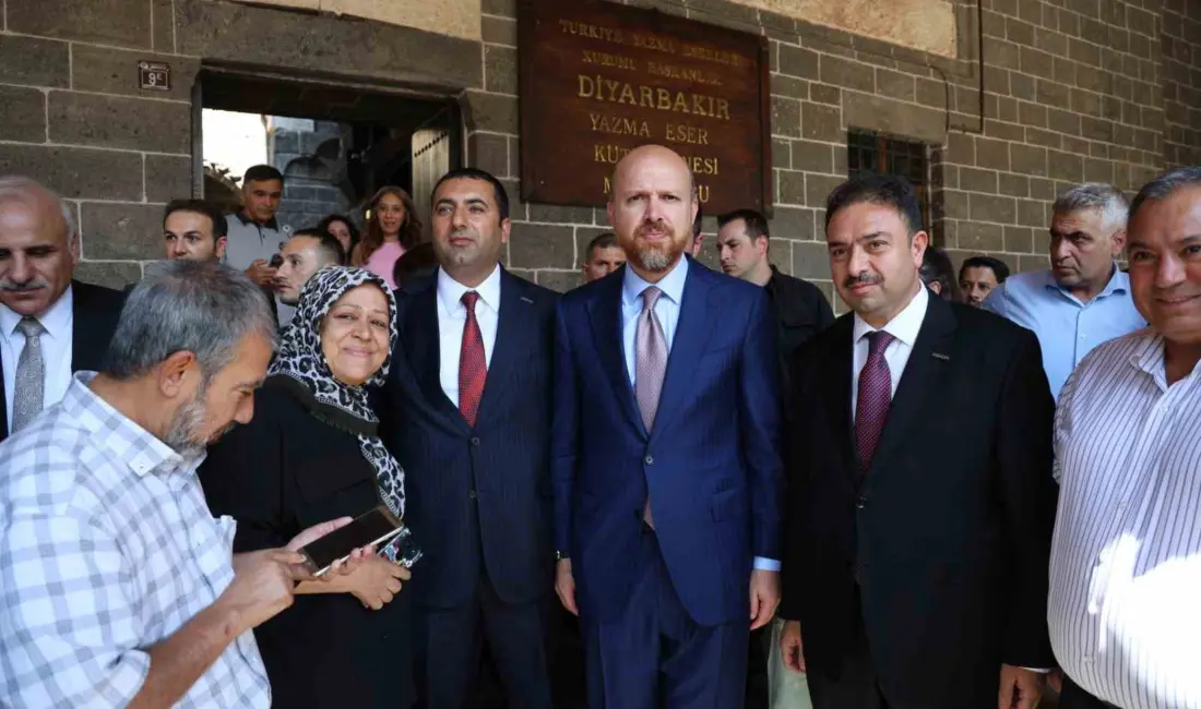 Türkiye Gönüllü Teşekküller Vakfı (TGTV) Başkanı Bilal Erdoğan, Diyarbakır’da tarihi