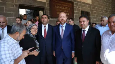 Türkiye Gönüllü Teşekküller Vakfı (TGTV) Başkanı Bilal Erdoğan, Diyarbakır’da tarihi