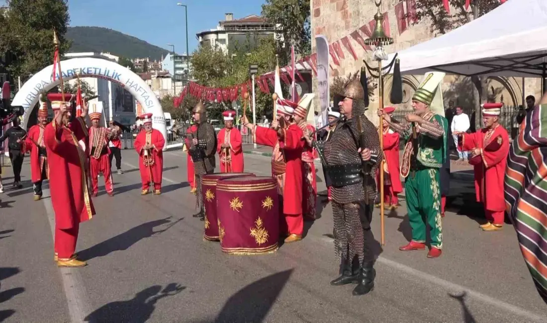 Bursa’da “Avrupa Hareketlilik Haftası” kapsamında düzenlenen etkinlikte çok sayıda vatandaş