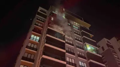 Bursa’da bir binada çıkan yangında mahsur kalan 19 kişi, itfaiye