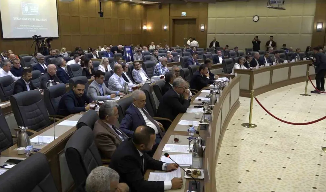 Bursa Büyükşehir Belediye Meclisi Eylül ayı oturumunda alınan kararla toplu