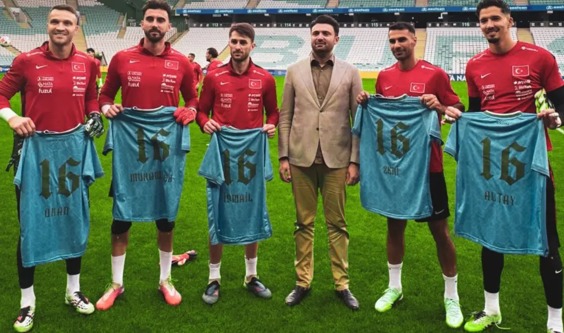 Bursaspor Başkanı Enes Çelik, İtalya maçı öncesi A Milli Takım’ın