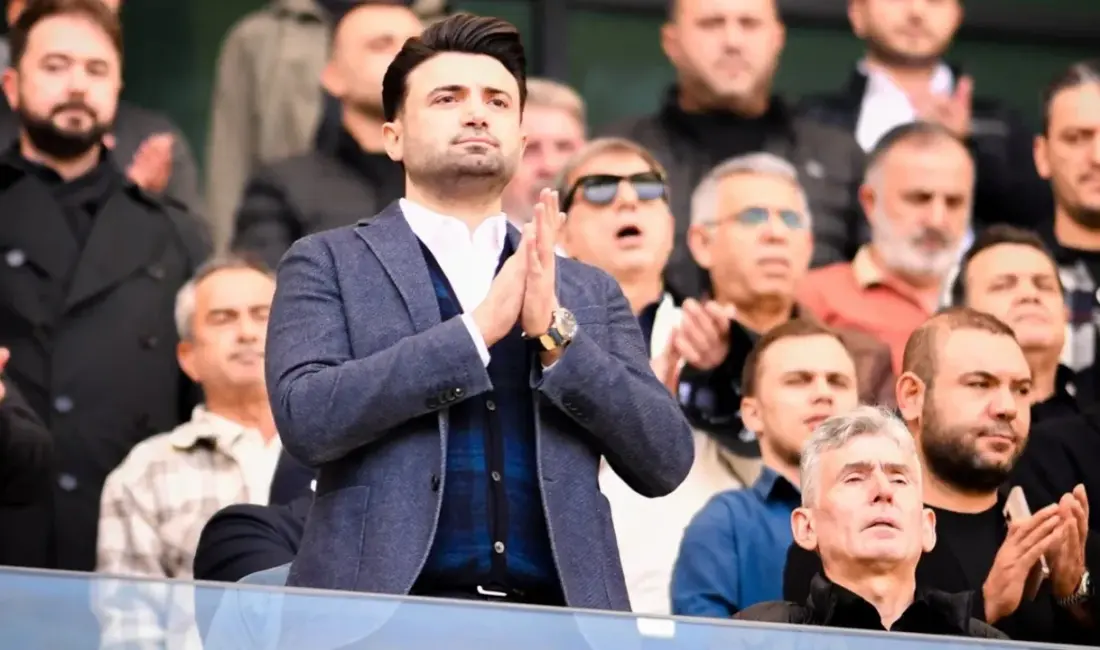 Bursaspor Başkanı Enes Çelik, Pablo Martin Batalla ve Mustafa Er