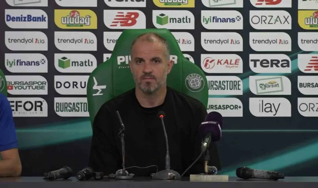 Trendyol 1. Lig’in 7. haftasında oynanan Bursaspor-Esenler Erokspor maçının ardından