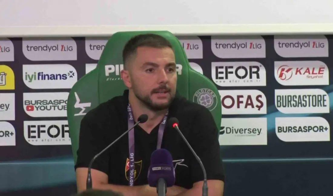 Trendyol 1. Lig’in 5. haftasında oynanan Bursaspor-İstanbulspor karşılaşması sonrası her