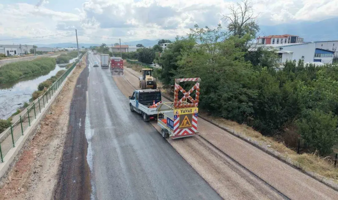 Bursa Büyükşehir Belediyesi, Yıldırım ilçesinde bulunan Samanlı Çevre Bağlantı Yolu’nun