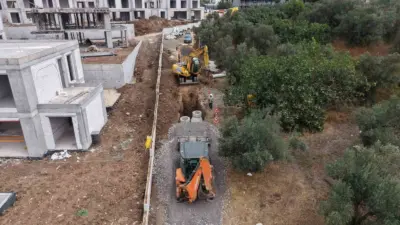 Bursa Büyükşehir Belediyesi, Mudanya’nın Bademli ve Çağrışan mahallelerinde 1,6 kilometrelik
