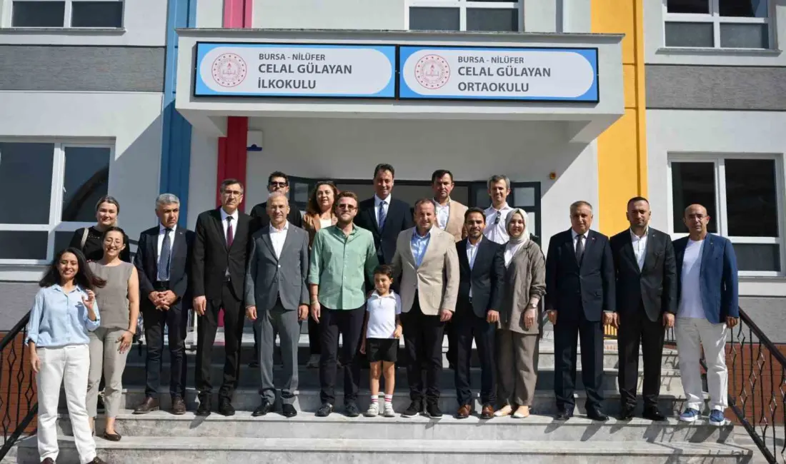 Nilüfer ilçesi 23 Nisan Mahallesi’nde yapımı tamamlanan 24 sınıflı Celal