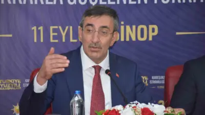 Cumhurbaşkanı Yardımcısı Cevdet Yılmaz, Sinop’ta katıldığı “Türkiye Yüzyılı Buluşmaları” programında