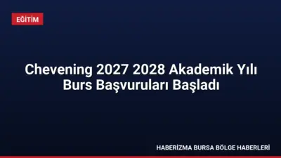 Birleşik Krallık Hükümeti tarafından sağlanan Chevening yüksek lisans bursları için