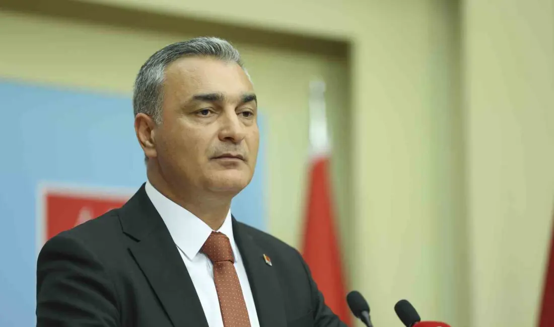 CHP Parti Sözcüsü Müslim Sarı, mutlak butlan kararının ardından yapılan