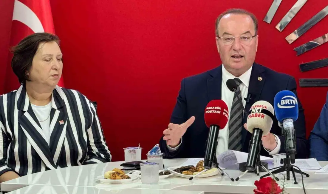 CHP Karabük Milletvekili Cevdet Akay, Karabük’ün ödediği verginin karşılığında kente