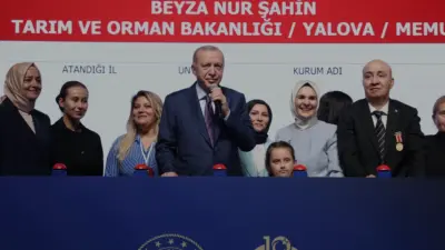 Cumhurbaşkanı Erdoğan ve Bakan Göktaş'ın katıldığı törenle 571 şehit yakını,