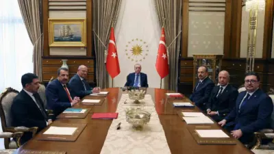 Cumhurbaşkanı Recep Tayyip Erdoğan, Ankara Valisi Yakup Canbolat ve beraberindeki