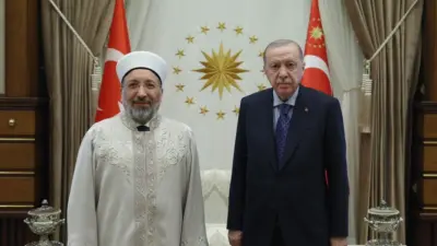 Cumhurbaşkanı Recep Tayyip Erdoğan, Diyanet İşleri Başkanı Safi Arpaguş’u kabul