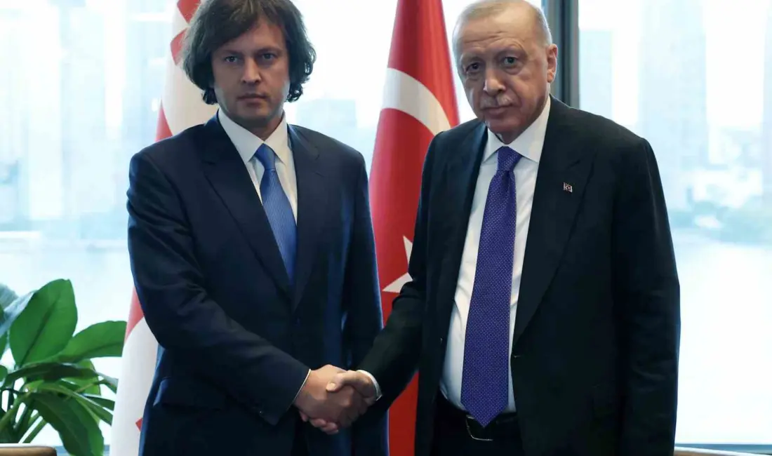 Cumhurbaşkanı Recep Tayyip Erdoğan, New York temasları kapsamında Gürcistan Başbakanı