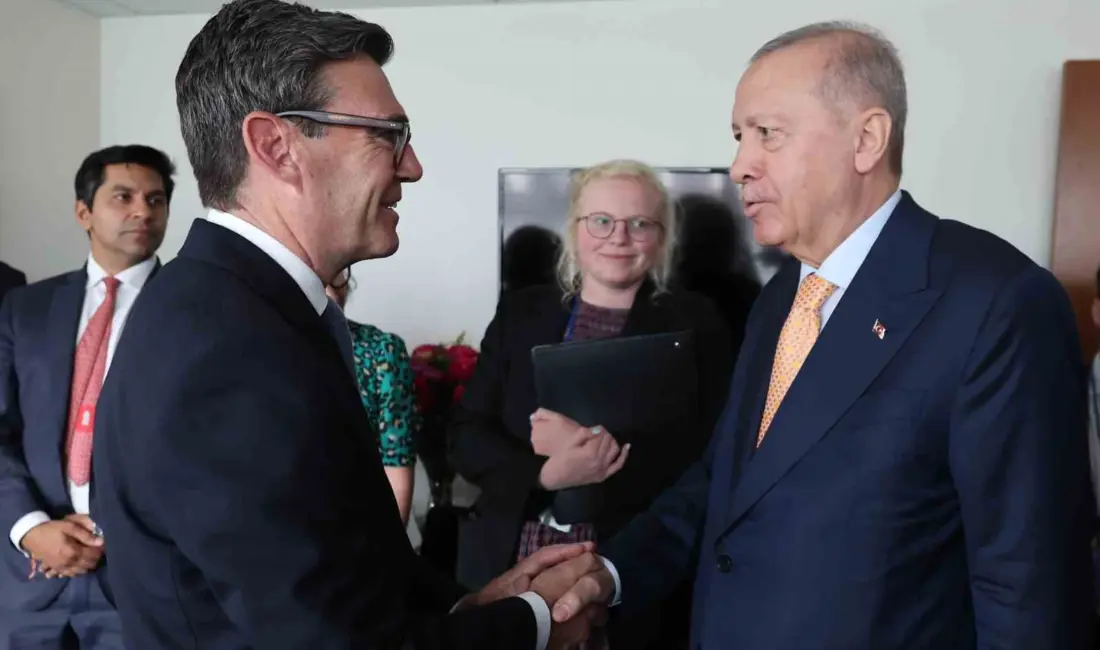 Cumhurbaşkanı Recep Tayyip Erdoğan, New York’ta İngiltere Başbakanı Andy Burnham