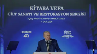 Cumhurbaşkanı Erdoğan, Tophane-i Amire'de düzenlenen Kitaba Vefa: Cilt Sanatı ve