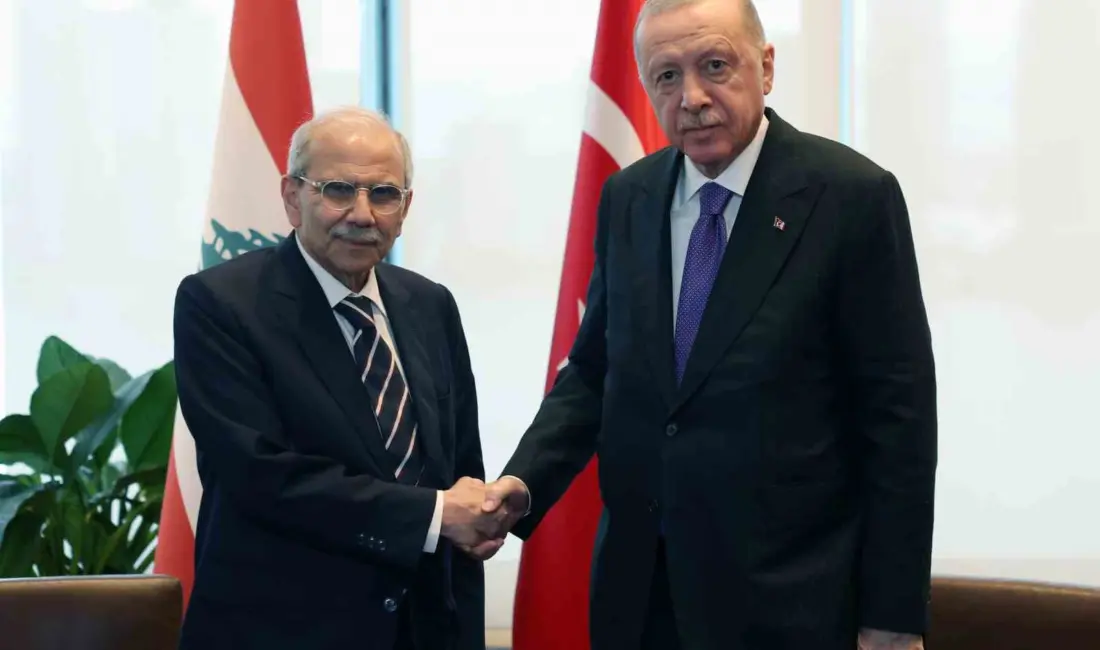 Cumhurbaşkanı Recep Tayyip Erdoğan, New York temasları kapsamında Nevvaf Selam’ı