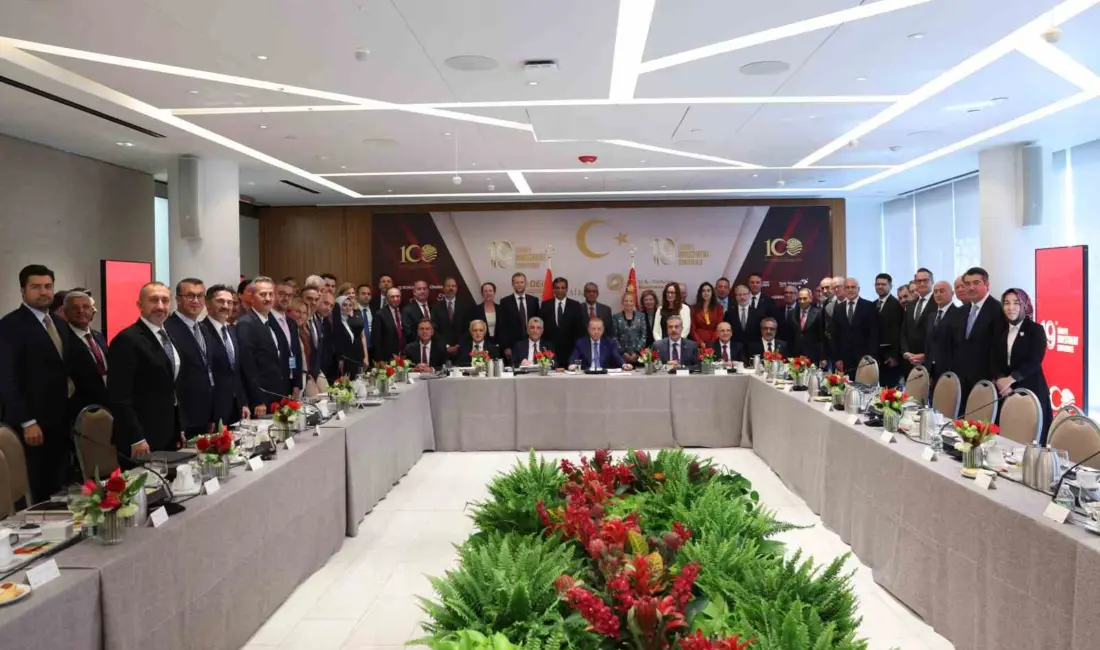 Cumhurbaşkanı Recep Tayyip Erdoğan, ABD’nin New York kentindeki temasları kapsamında