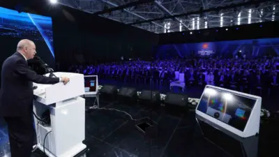 Cumhurbaşkanı Recep Tayyip Erdoğan, “İstanbul Havalimanı’yla şehrimiz dev bir eser