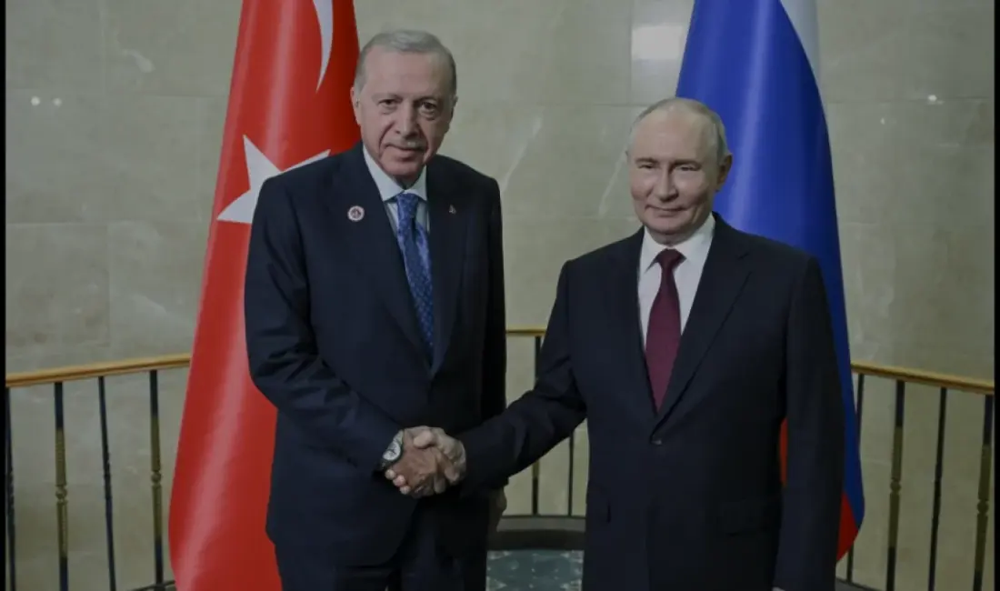Cumhurbaşkanı Erdoğan ve Rusya Devlet Başkanı Putin, Bişkek'te enerji ve