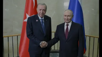 Cumhurbaşkanı Erdoğan ve Rusya Devlet Başkanı Putin, Bişkek'te enerji ve
