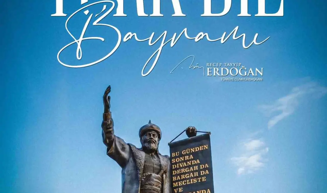 Cumhurbaşkanı Recep Tayyip Erdoğan, “26 Eylül Türk Dil Bayramı” dolayısıyla
