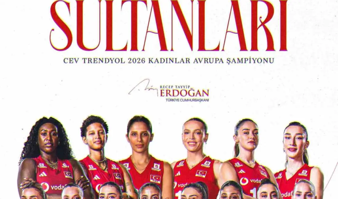 Cumhurbaşkanı Recep Tayyip Erdoğan, CEV Trendyol 2026 Avrupa Şampiyonu olan