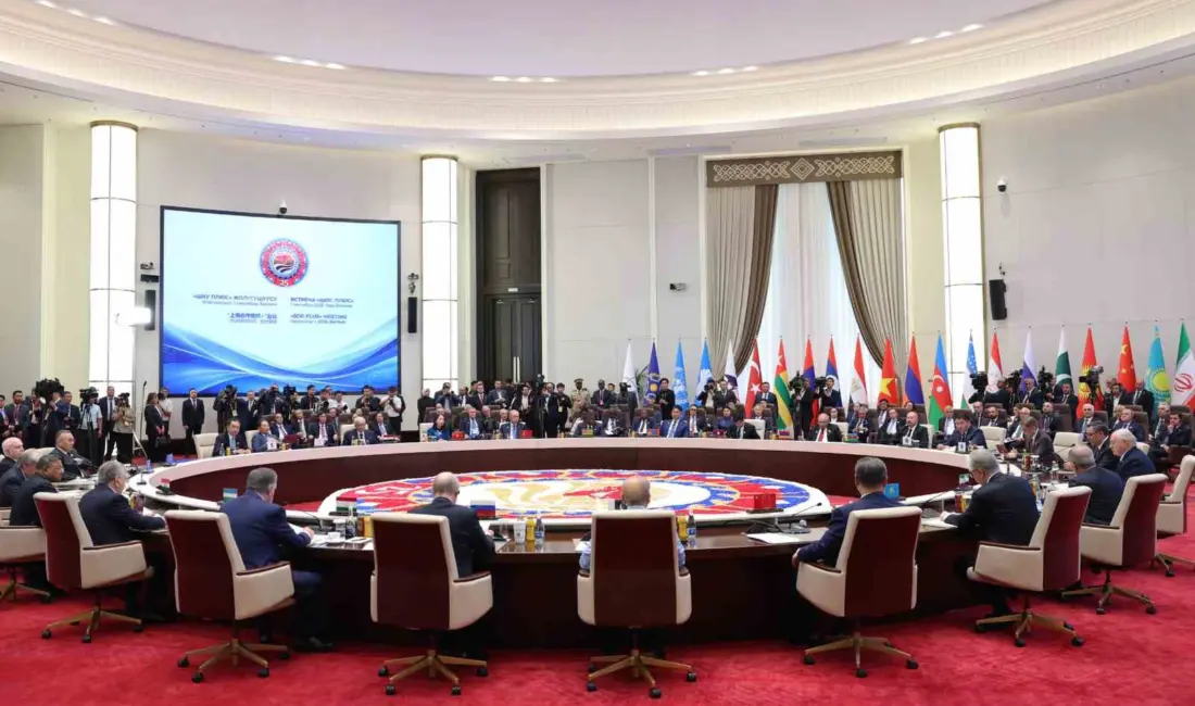 Kırgızistan’ın başkenti Bişkek’te Cumhurbaşkanı Recep Tayyip Erdoğan’ın katıldığı Şanghay İşbirliği