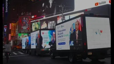 Cumhurbaşkanı Erdoğan'ın dünya barışı ve adalet temalı mesajları, New York'un
