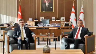 Cumhurbaşkanı Yardımcısı Cevdet Yılmaz ve beraberindeki heyet, taziye ziyaretinde bulunmak