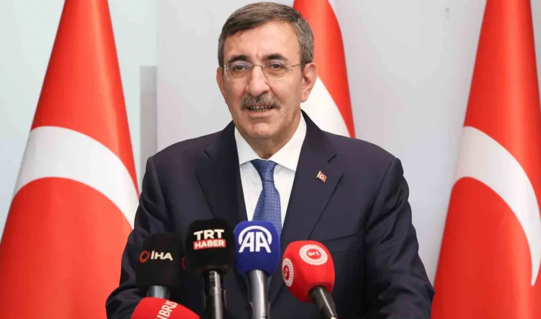 Cumhurbaşkanı Yardımcısı Cevdet Yılmaz, Kuzey Kıbrıs Türk Cumhuriyeti (KKTC) Başbakanı