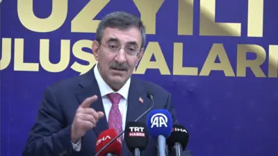 Cumhurbaşkanı Yardımcısı Cevdet Yılmaz, “Bugün bir taraftan da ’Terörsüz Türkiye’