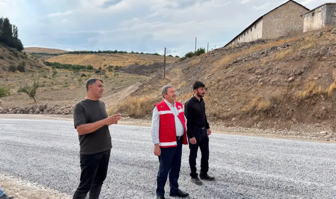 Darende Belediye Başkanı Alican Bozkurt, Tohma Boyu yol güzergâhında devam