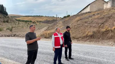 Darende Belediye Başkanı Alican Bozkurt, Tohma Boyu yol güzergâhında devam