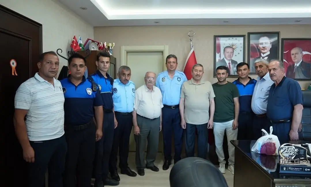 Darende Belediye Başkanı Alican Bozkurt, Zabıta Haftası dolayısıyla belediyenin zabıta
