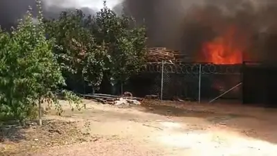 Bursa’nın Yıldırım ilçesinde bir depoda çıkan yangın, itfaiye ekiplerinin hızlı