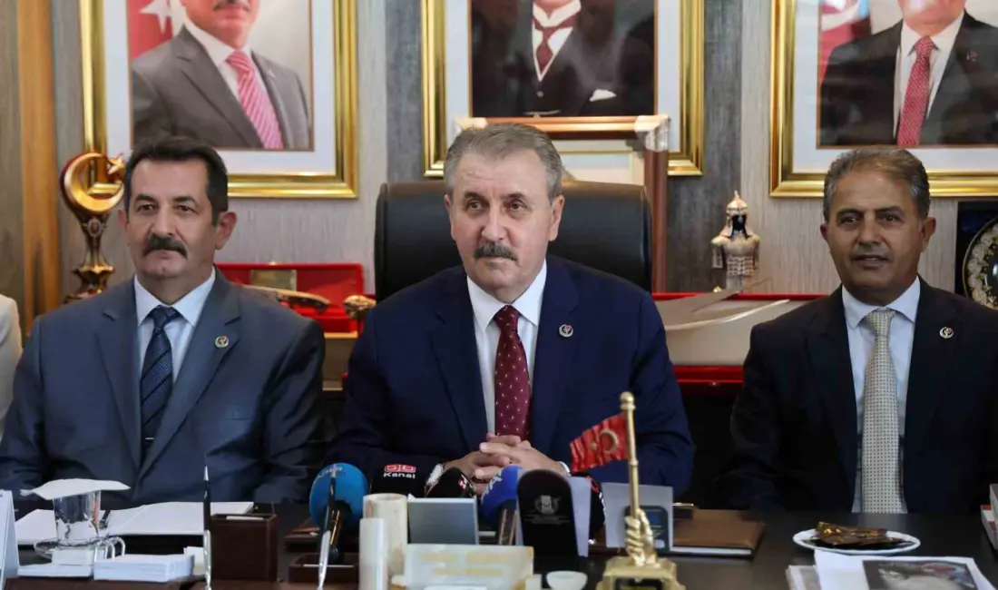 Büyük Birlik Partisi (BBP) Genel Başkanı Mustafa Destici, Sivas’ta terörsüz