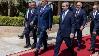 Dışişleri Bakanı Hakan Fidan resmi ziyarette bulunmak üzere geldiği Şam’da