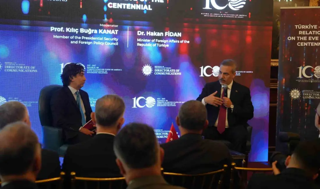 Dışişleri Bakanı Hakan Fidan, New York’ta düzenlenen “100. Yıla Girerken