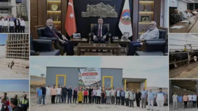Genel Müdür Dr. Osman Yıldız, Kayseri'deki tarım projelerini, jeotermal sera