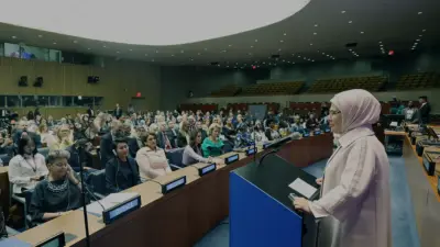 Emine Erdoğan, BM'de düzenlenen etkinlikte çocukları dijital risklerden korumak için