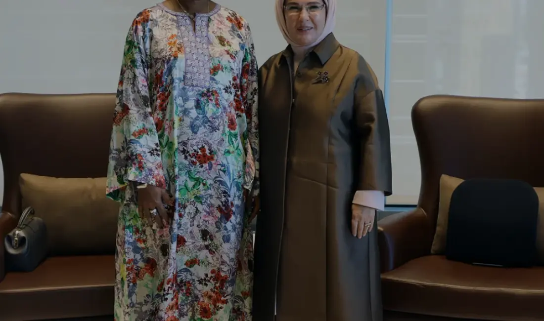Emine Erdoğan, New York'taki Türkevi'nde Sierra Leone Cumhurbaşkanı'nın eşi Fatima
