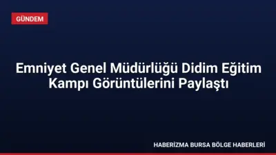 Emniyet Genel Müdürlüğü, 533 öğrencinin katılımıyla Aydın Didim'de devam eden