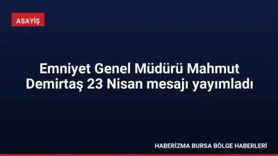 Emniyet Genel Müdürü Mahmut Demirtaş, TBMM'nin açılışının 106. yıl dönümü