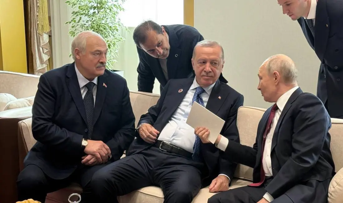 Cumhurbaşkanı Recep Tayyip Erdoğan, Bişkek’te Rusya Devlet Başkanı Vladimir Putin