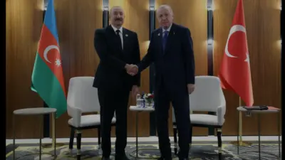 Cumhurbaşkanı Erdoğan, Şanghay İşbirliği Teşkilatı Zirvesi için gittiği Bişkek'te Azerbaycan