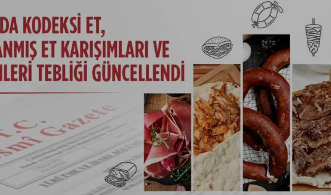 Et ürünleri tebliğinde yapılan güncellemeyle burger tanımı netleşti, dönerin etiketlenmesi